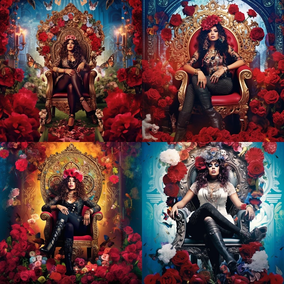 A Vibrant Aesthetic Mid-Journey in LaChapelle Style