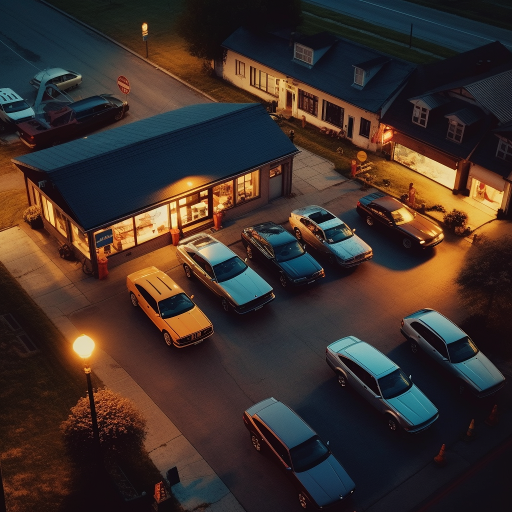 Classic Iron: A Mid-Journey Pause at a Lonely Diner