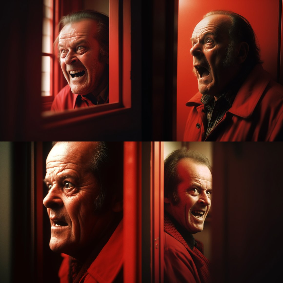 Haunted Thriller: Jack Nicholson's Fear in 'The Shining'
