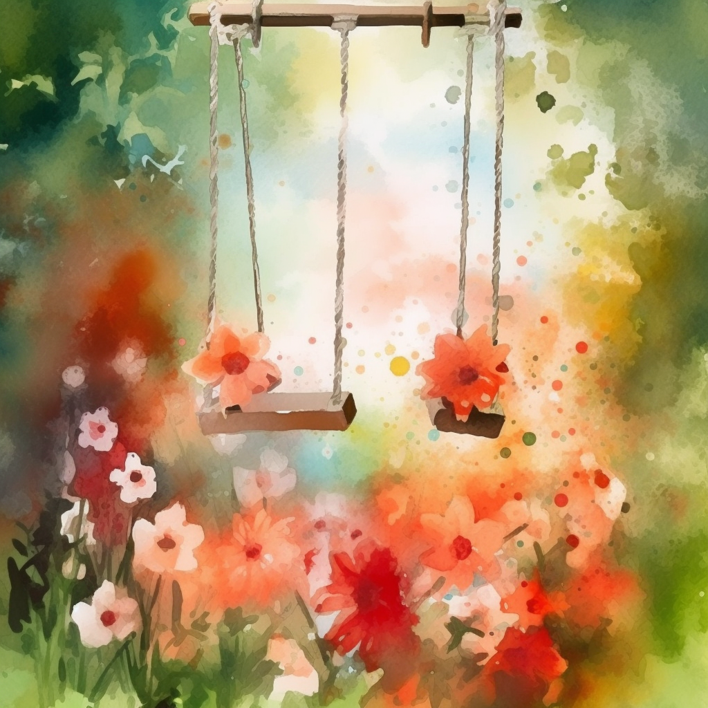 Hand-Painted Blooming Serenity: An Homage to John Blockley