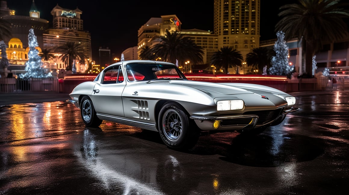Neon Nights: A Vegas Corvette Experience