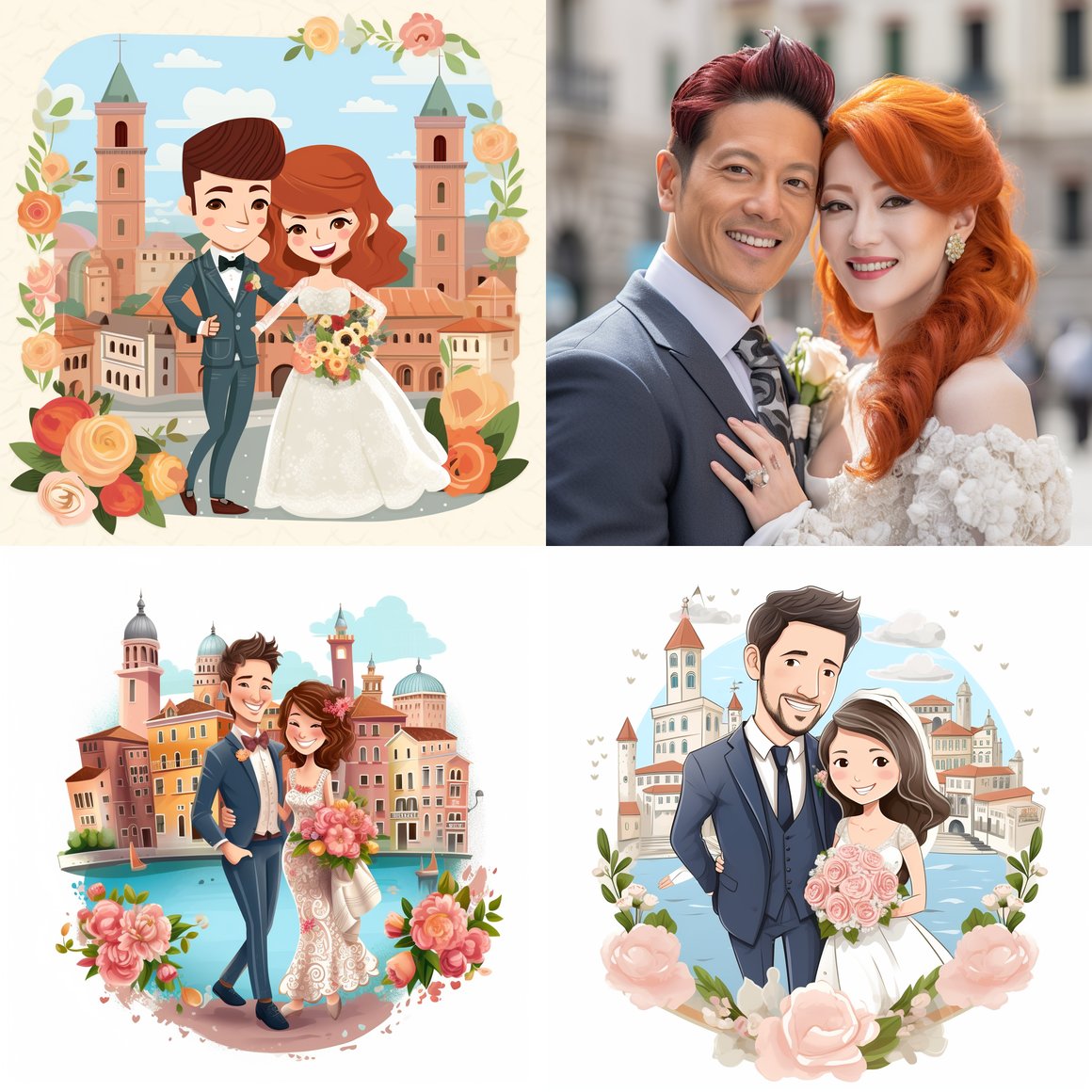 Cinematic Floral-Themed Wedding Greeting with Surprise Element for Italian Spouses in Singapore using Advanced Graphics Technology