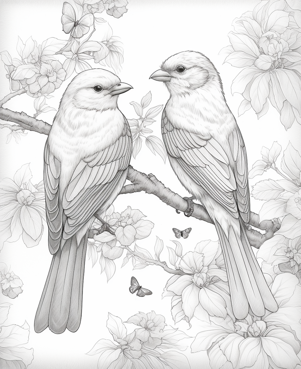 Mid-Travel Mandala Bird Coloring Page for Kids