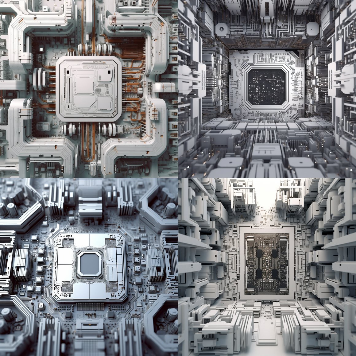 Circuit Display Screen in 4K/8K Resolution