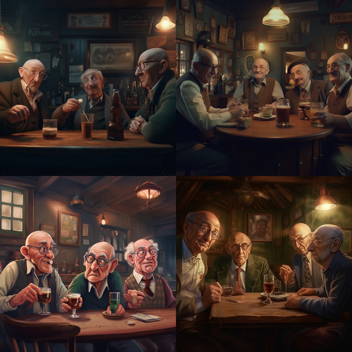 Retrospective Reunion: Mid-Journey Pints and Pals