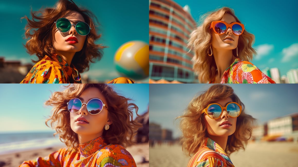 Retro Chic: Midsummer's Day Fashion Shoot in 8K