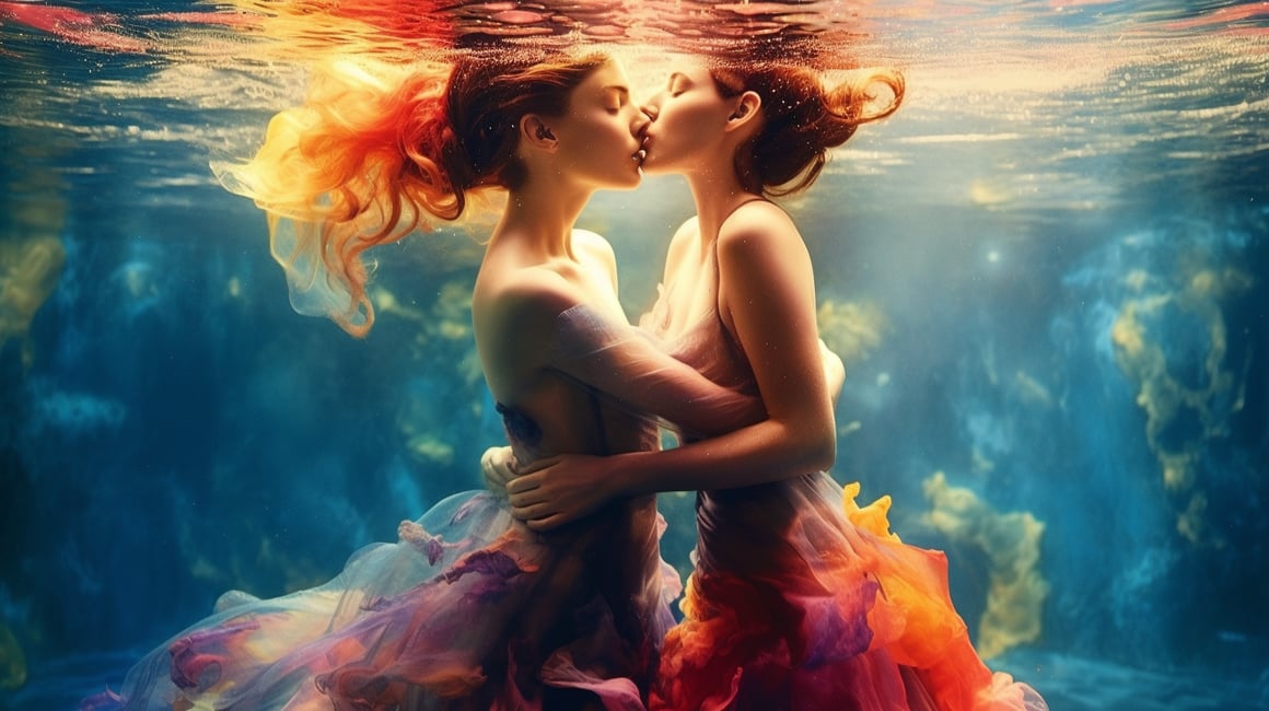 A Tale of Forbidden Love Captured Through Vivid Fashion Photography