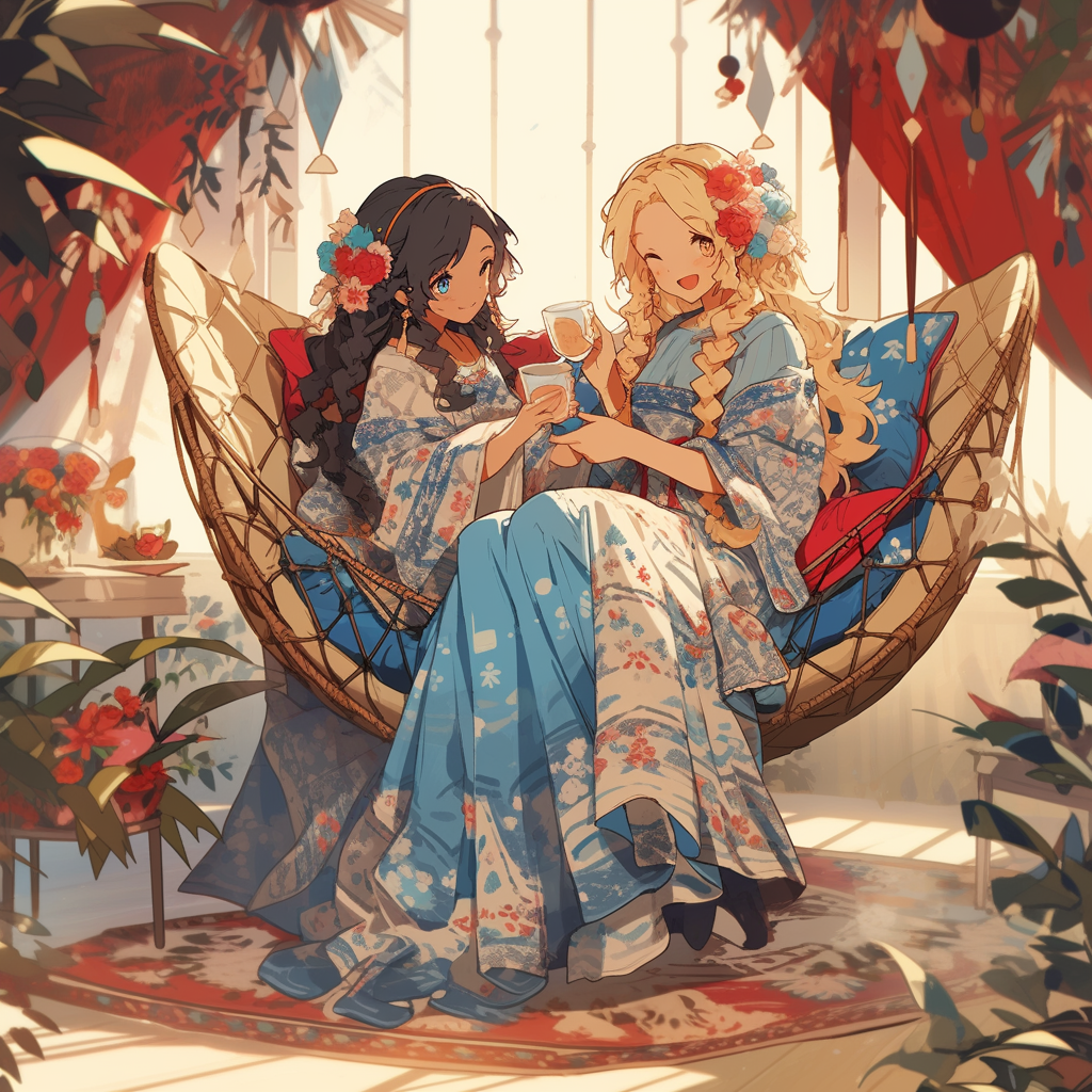 Hanging Chair Adventures with Graphic Design Inspirations