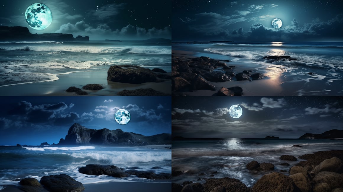 Midnight Coastal Exploration