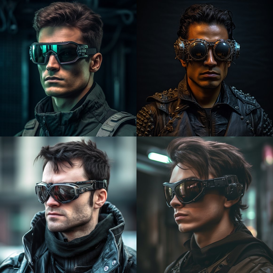 Dragon's Techno Warrior: An Ultrarealistic Portrait