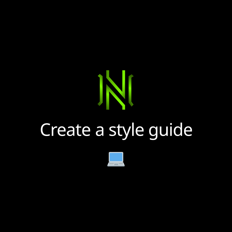 Create a style guide