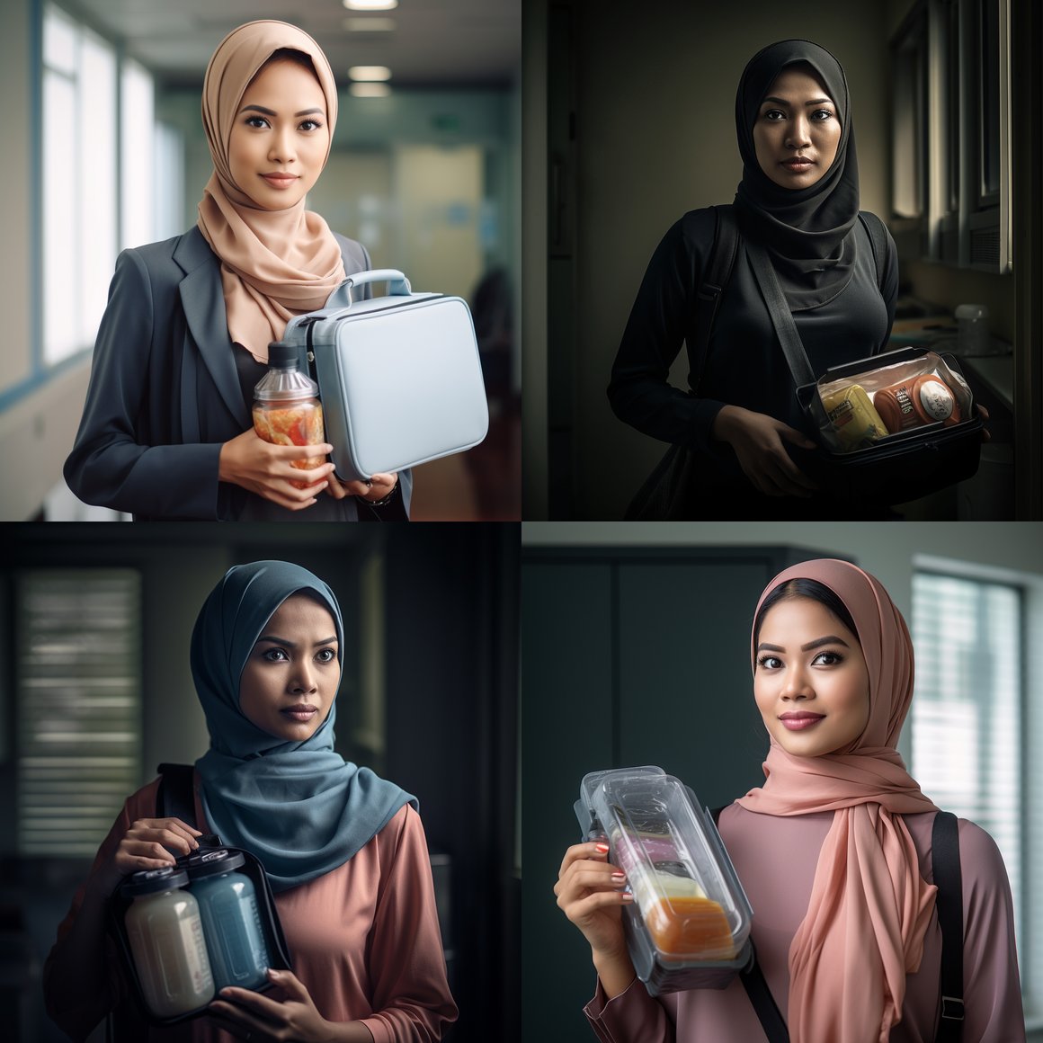 A Tranquil Photographic Capture of a Singaporean Office Lady