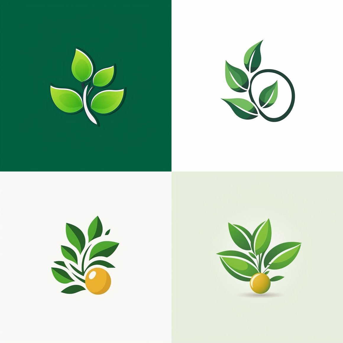 Healthy Plant Minimalist Logo Design Request