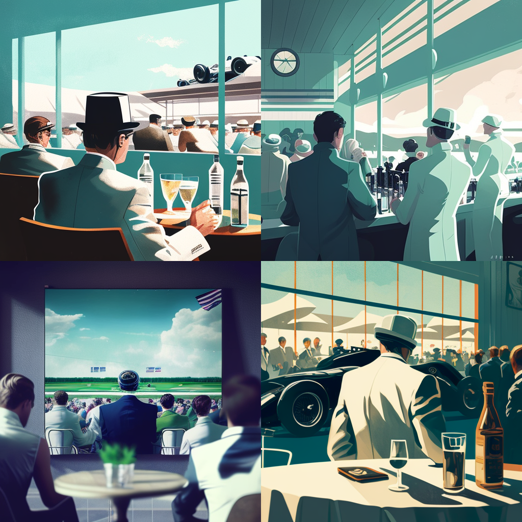 A Surrealist Interlude at the Paddock Club
