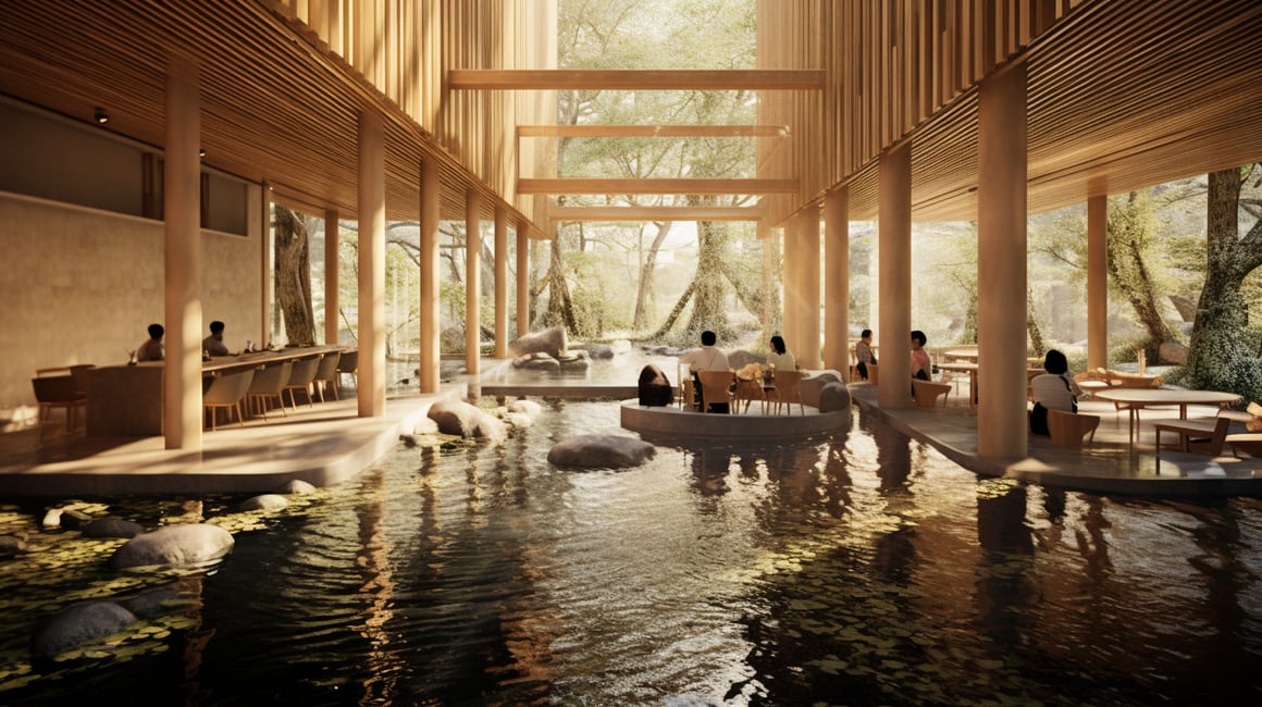 Harmonious Fusion: Kengo Kuma's Eco-Friendly Modern Design