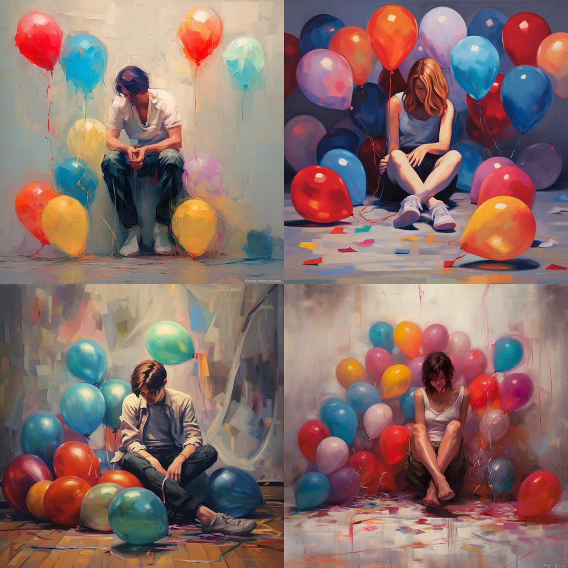 Heart Balloon Hideaway: An Introspective Pause