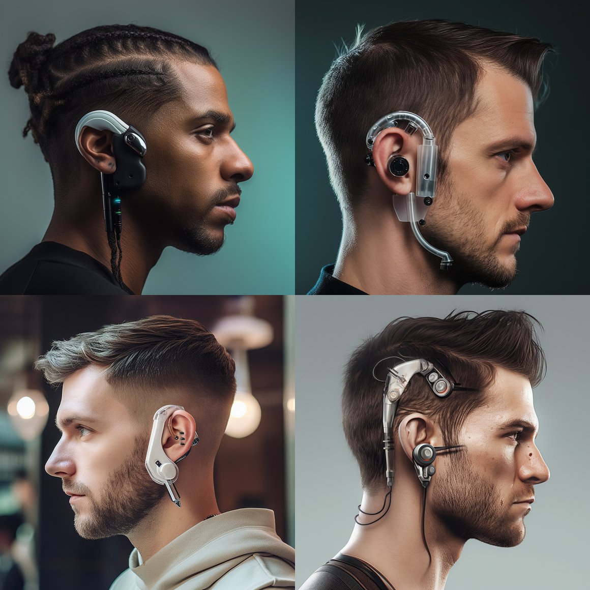 Mid-Way Tech Evolution: Futuristic Unobtrusive Ear Device