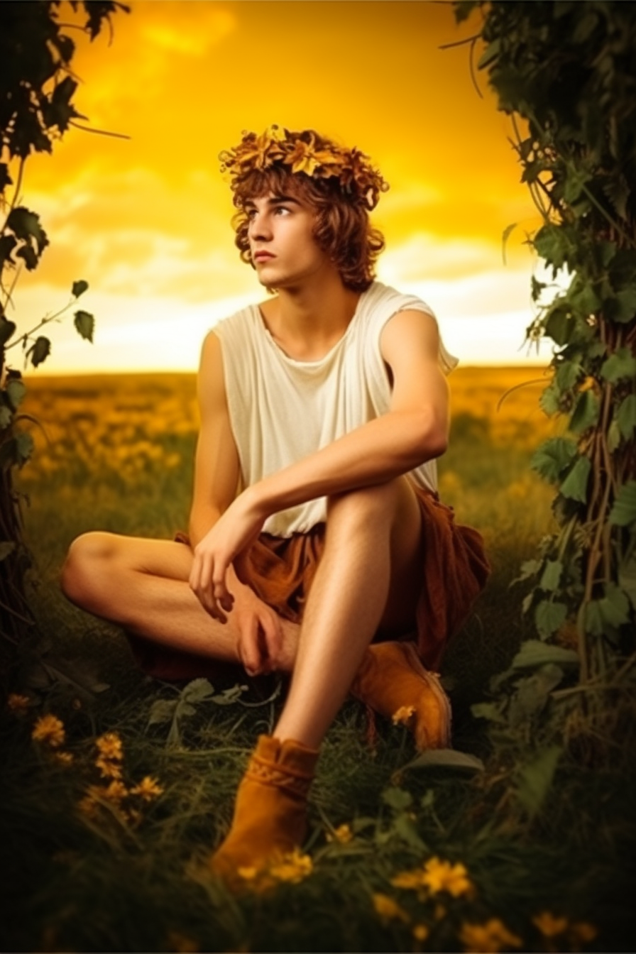 Summer Divinity: Eros Unveiled in 4K Cinematic Glory
