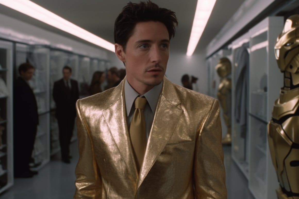 Retro Iron Man: Balenciaga in Bronze - 1990 Fashion Moment