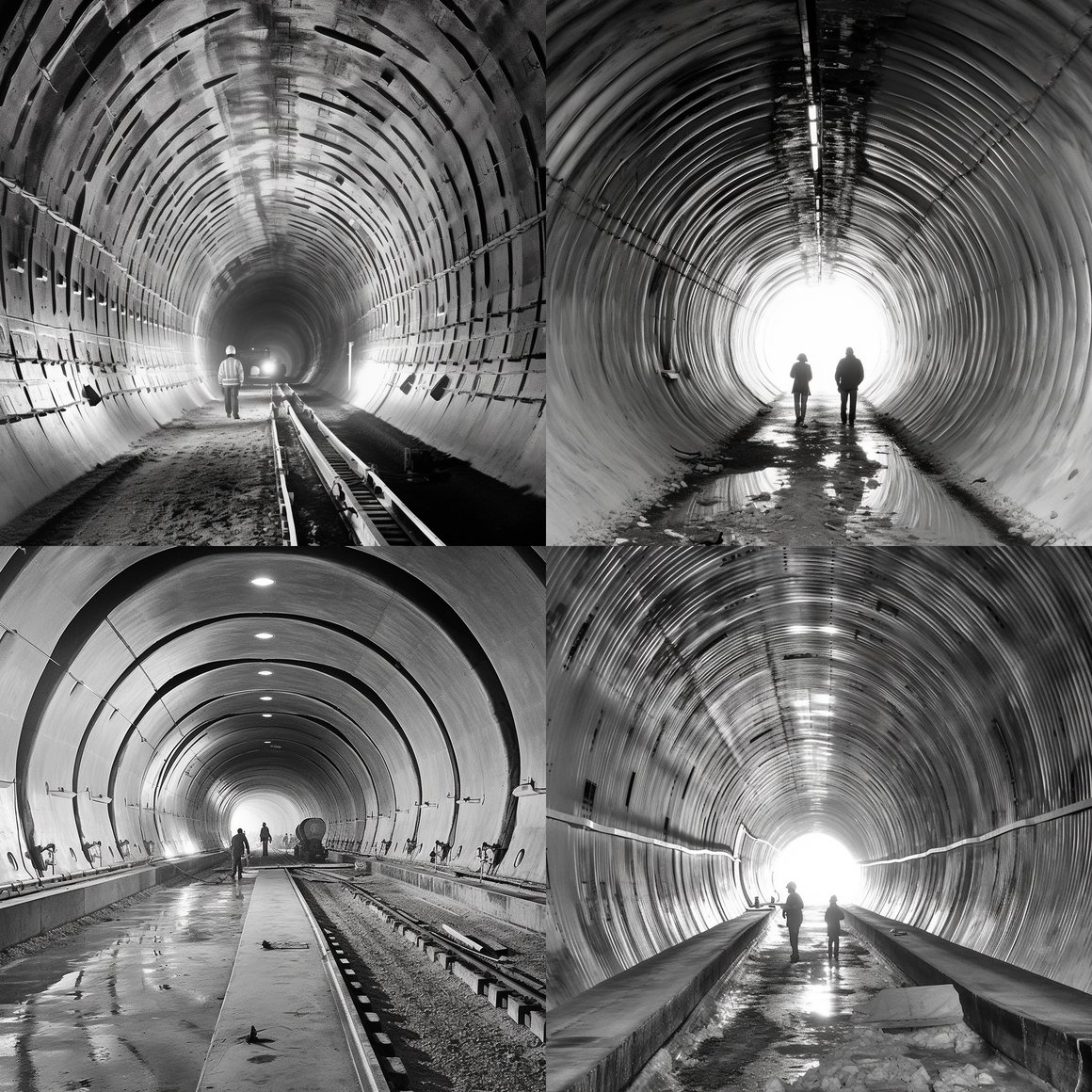 Subterranean Symmetry: The Unseen Construction of a Tunnel
