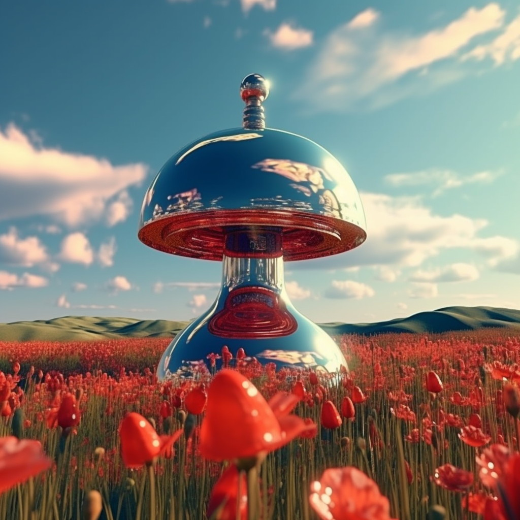 Chrome Echo: A Surreal Mid-Journey through Retro Futurism