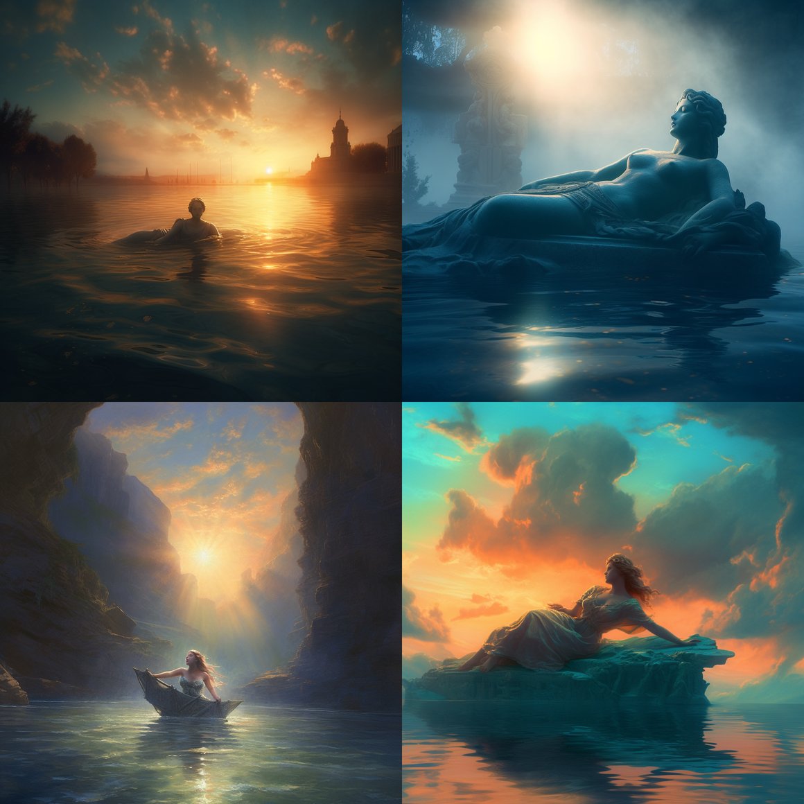Submerged Goddess: A Mid-Journey Enlightenment