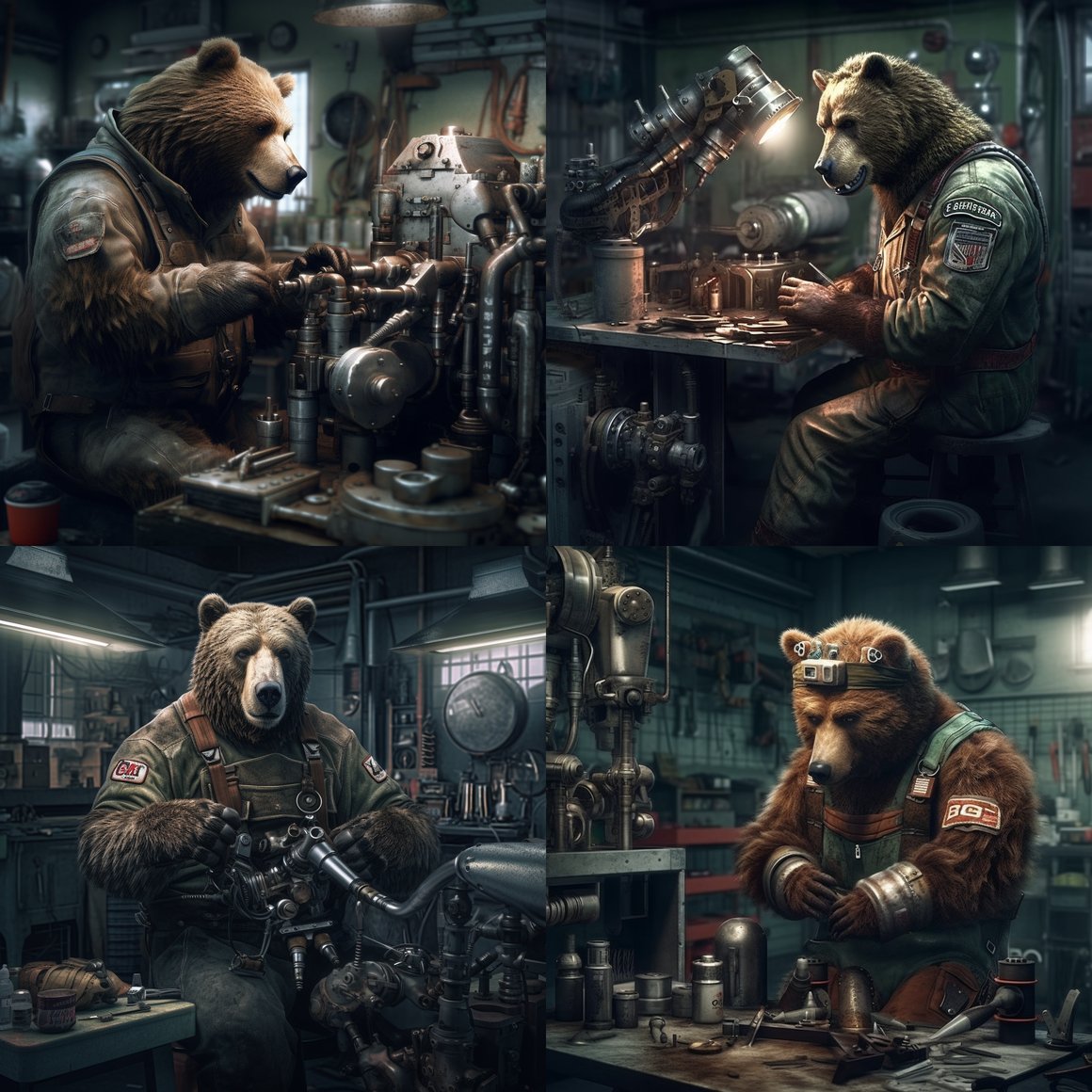 Armored Bear Mechanic: Piston Repair Midway