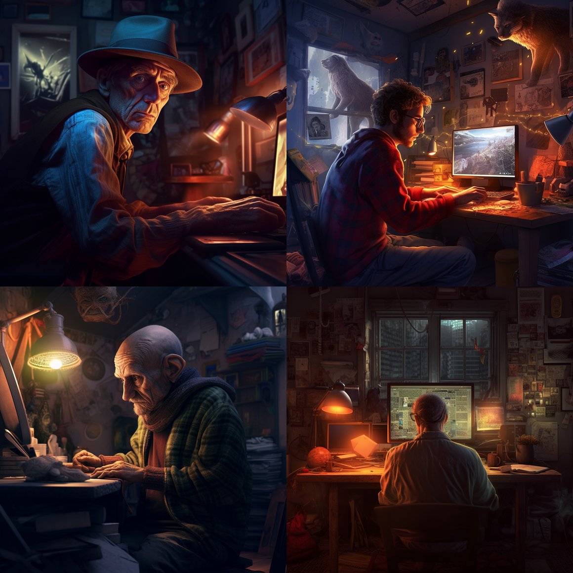 Cinematic Home Freelancing: A Photorealistic Journey