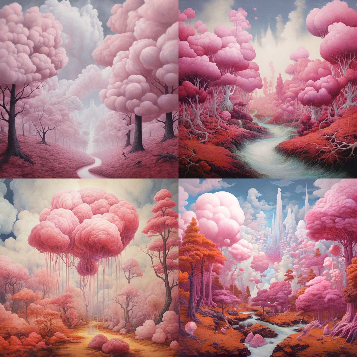Cotton Candy Forest: A Subconscious Sojourn
