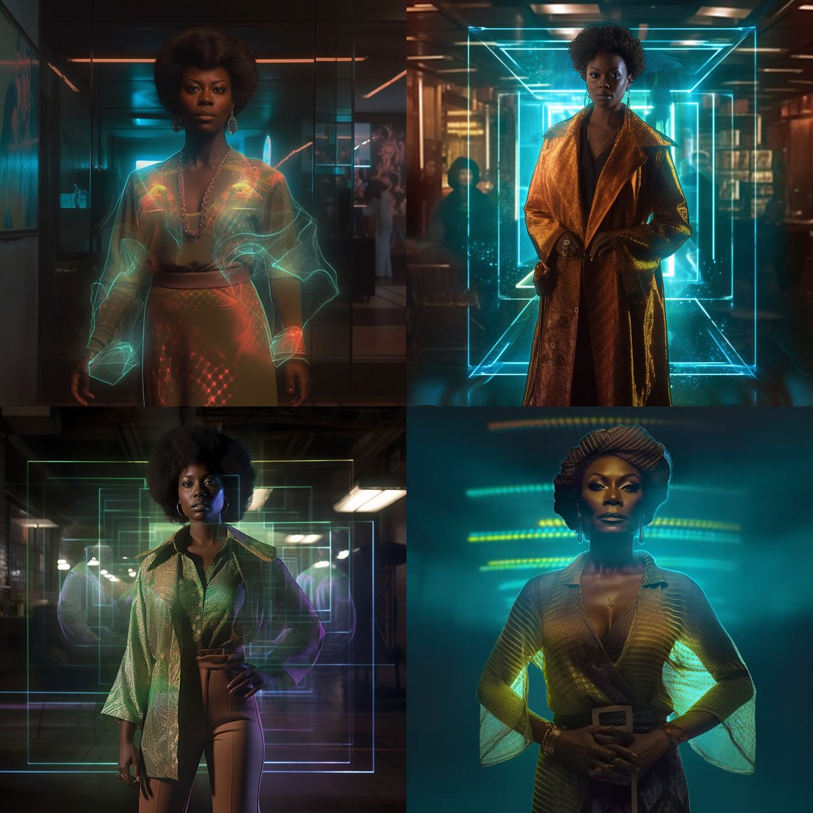 Retro-Futuristic Odyssey: Afrofuturism Meets 1970s Fashion