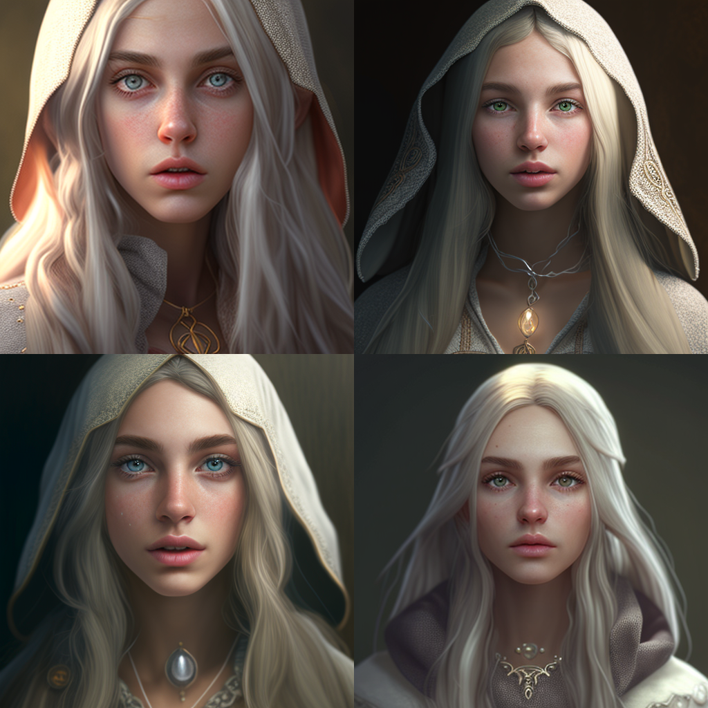 Ashen Beauty: The Mid-Journey of a Half-Elf Maiden