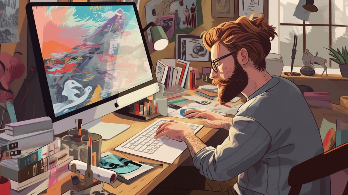 Artist's Nook: A Snapshot of Creative Flow