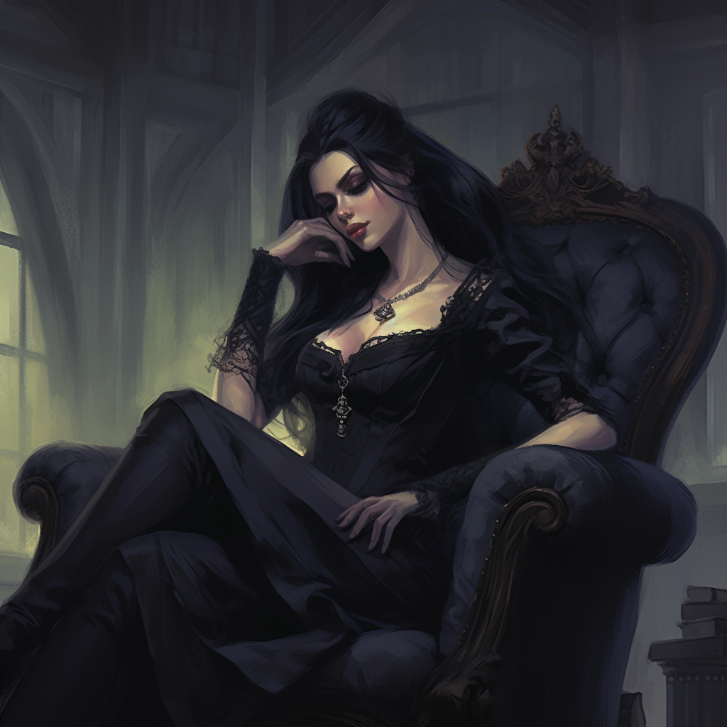 Chronicles of the Elusive Vampire Lady - RPG Art v5.1
