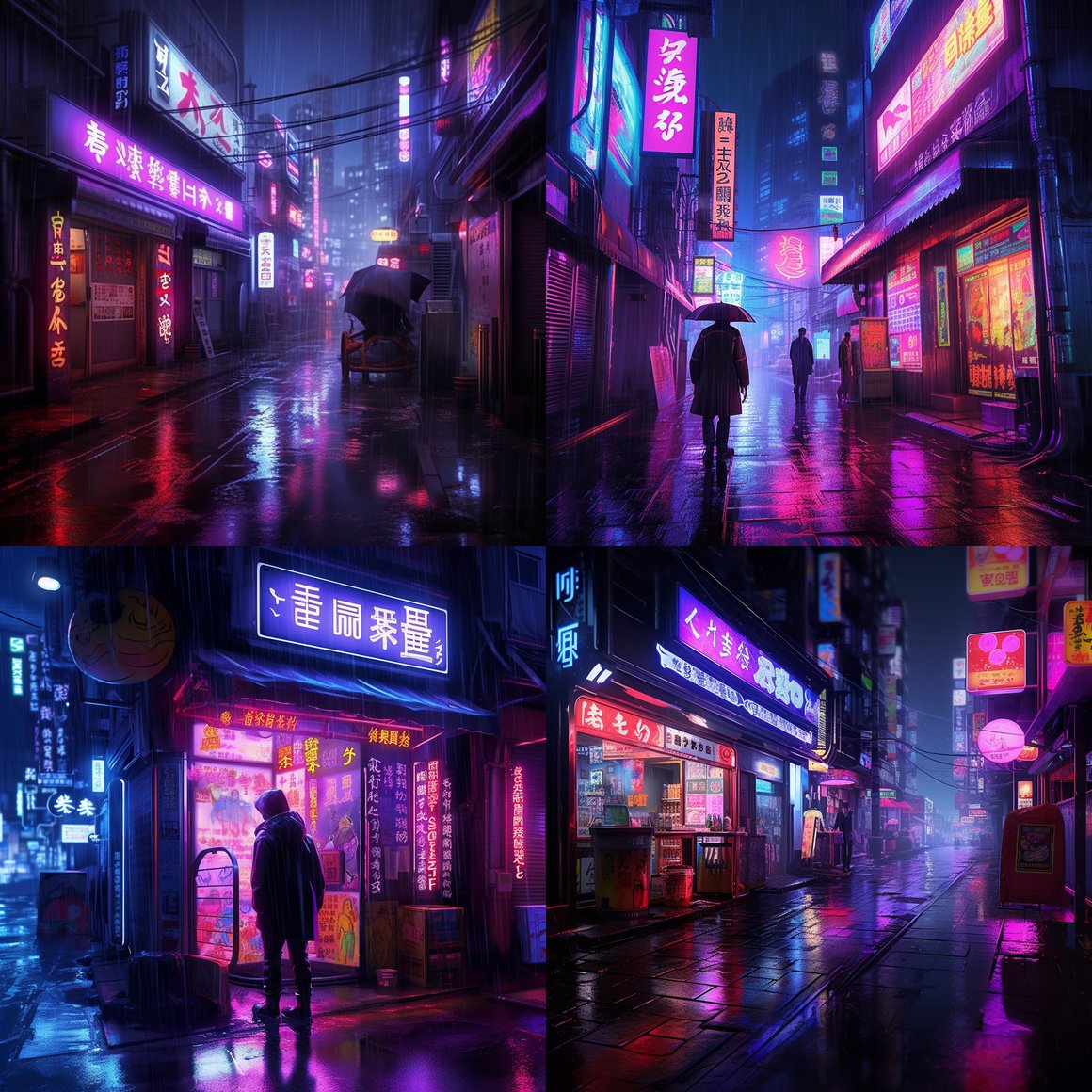 Neon Nights: A Mid-Journey Through Tech-Wear Tokyo