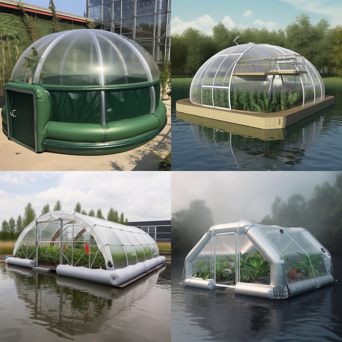 Floating Greenhouse Version 5: Anti-Flood Innovation