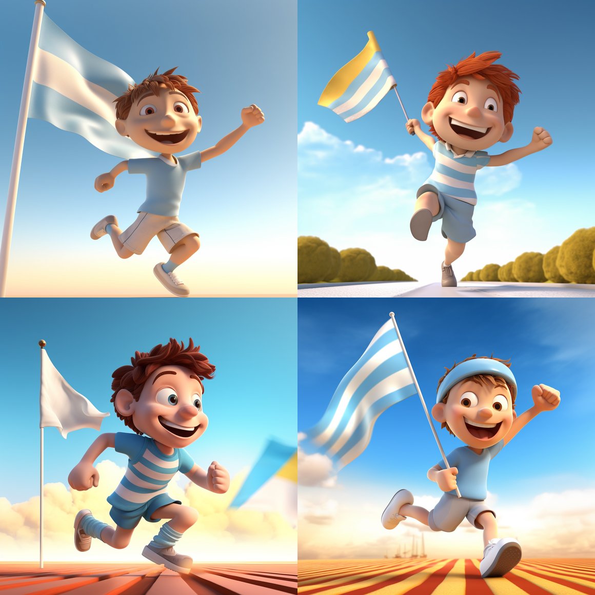 Argentinian Joy: A Mid-Journey Sprint in 3D