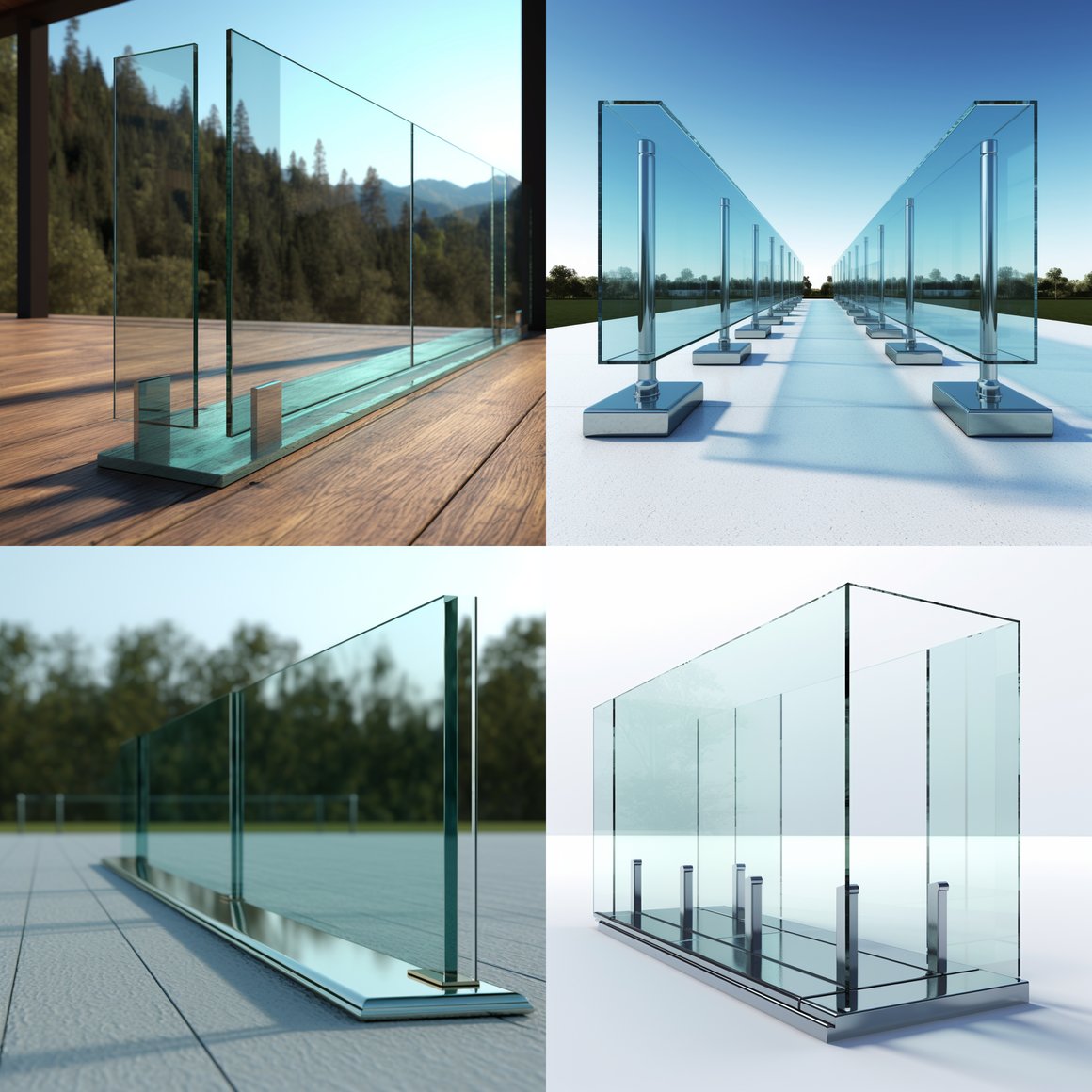 Mid-Transit Glass Barrier Visualization