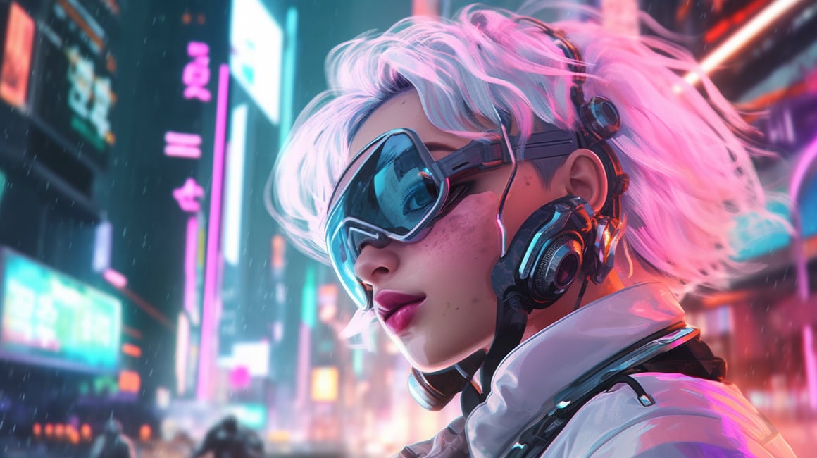 Neon Skyline: Cyberpunk Odyssey Logo v5.1