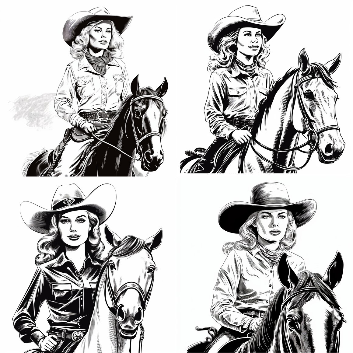 Retro Cowgirl Journey - Version 5.1