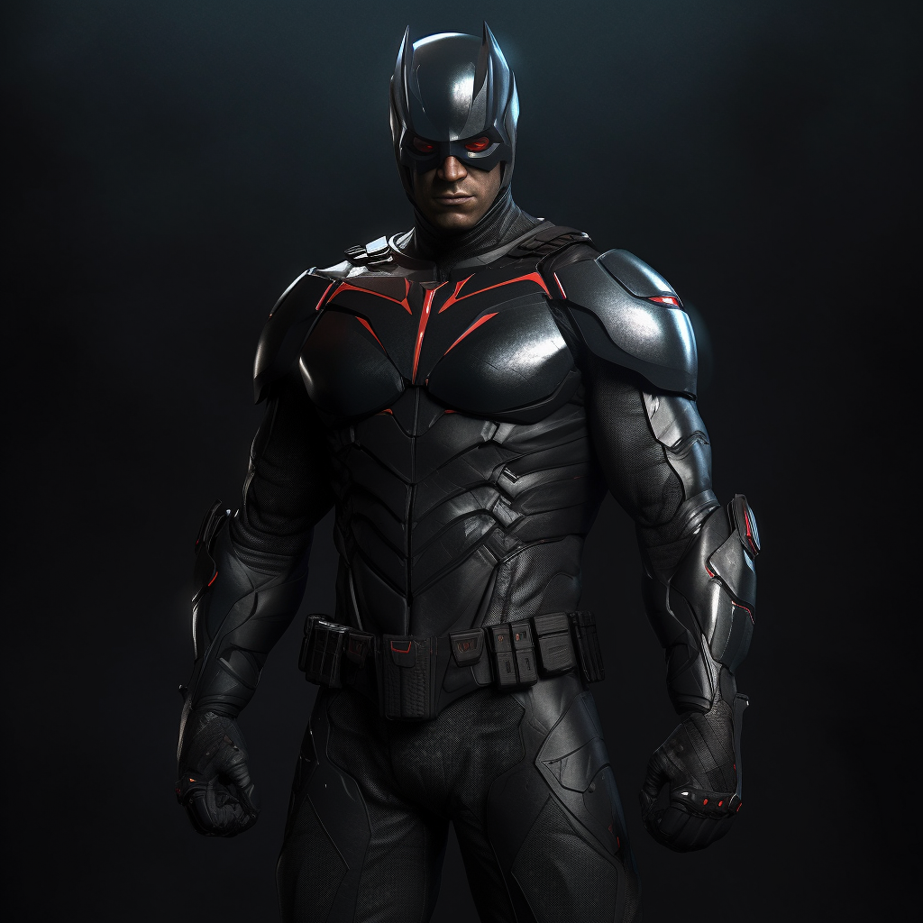 Homelander in Black Tactical Suit