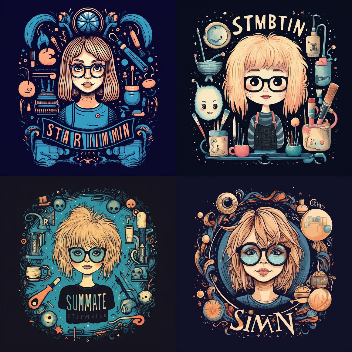 A Tim Burton and Wes Anderson Inspired Midway Design Prompt