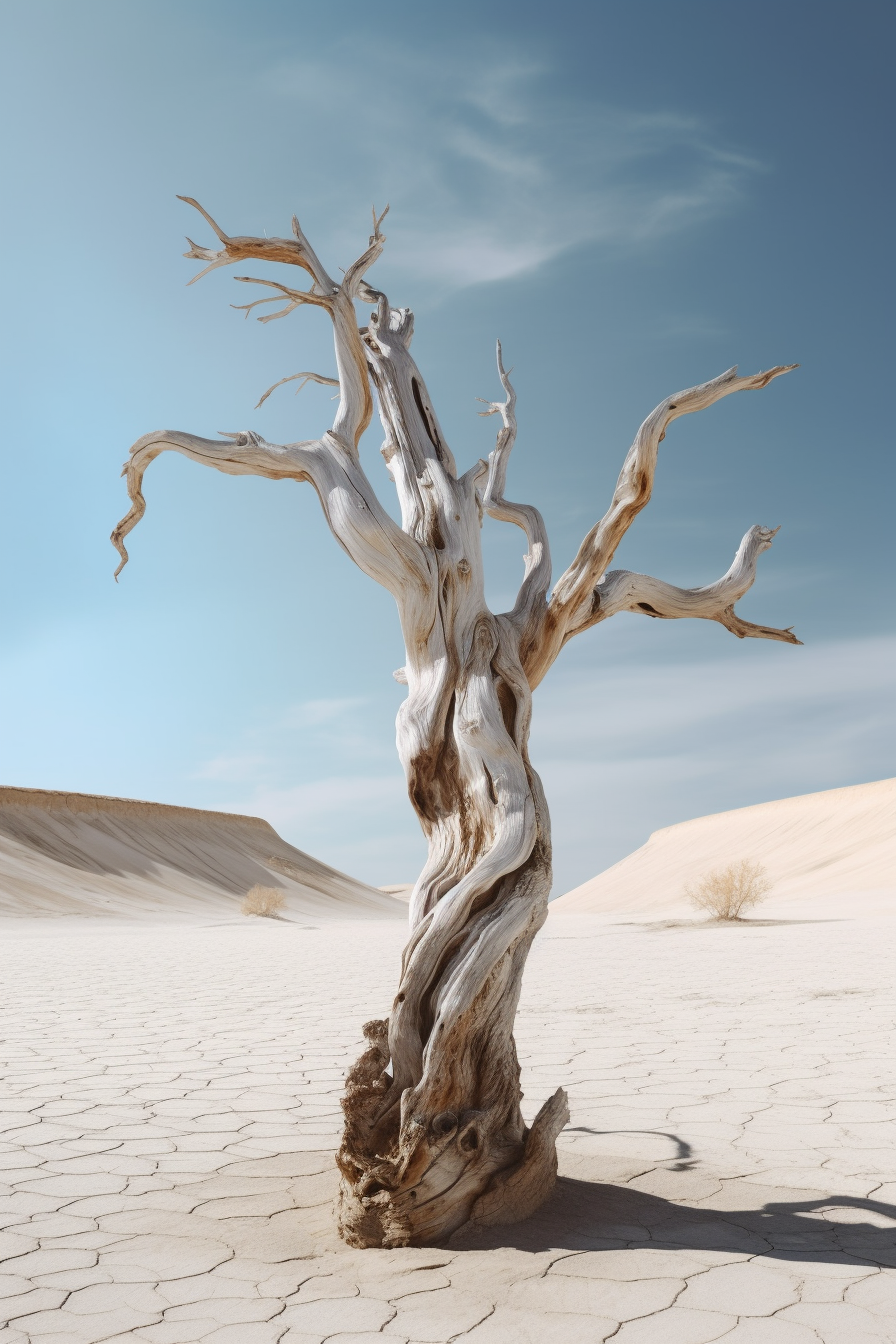 Desolate Beauty: A Driftwood Study in Hyper-realism