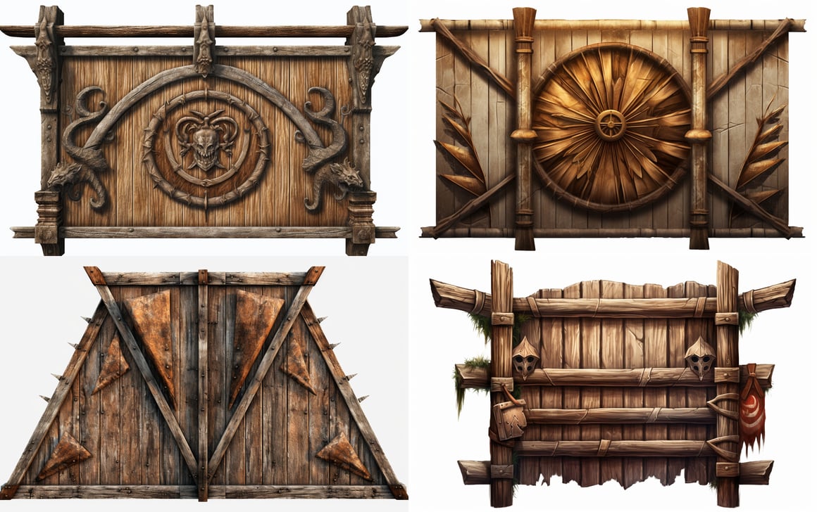 Handcrafted Bronzepunk D&D Outdoor Bulletin Board