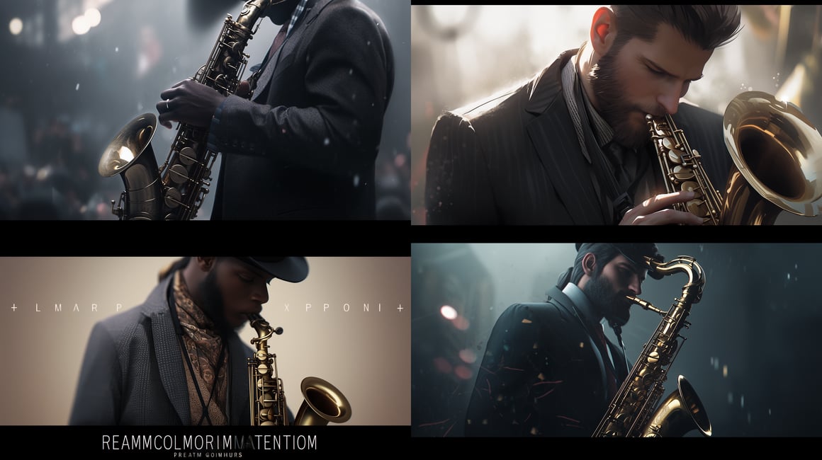 Cinematic Saxophonist: An Artistic Macro Journey