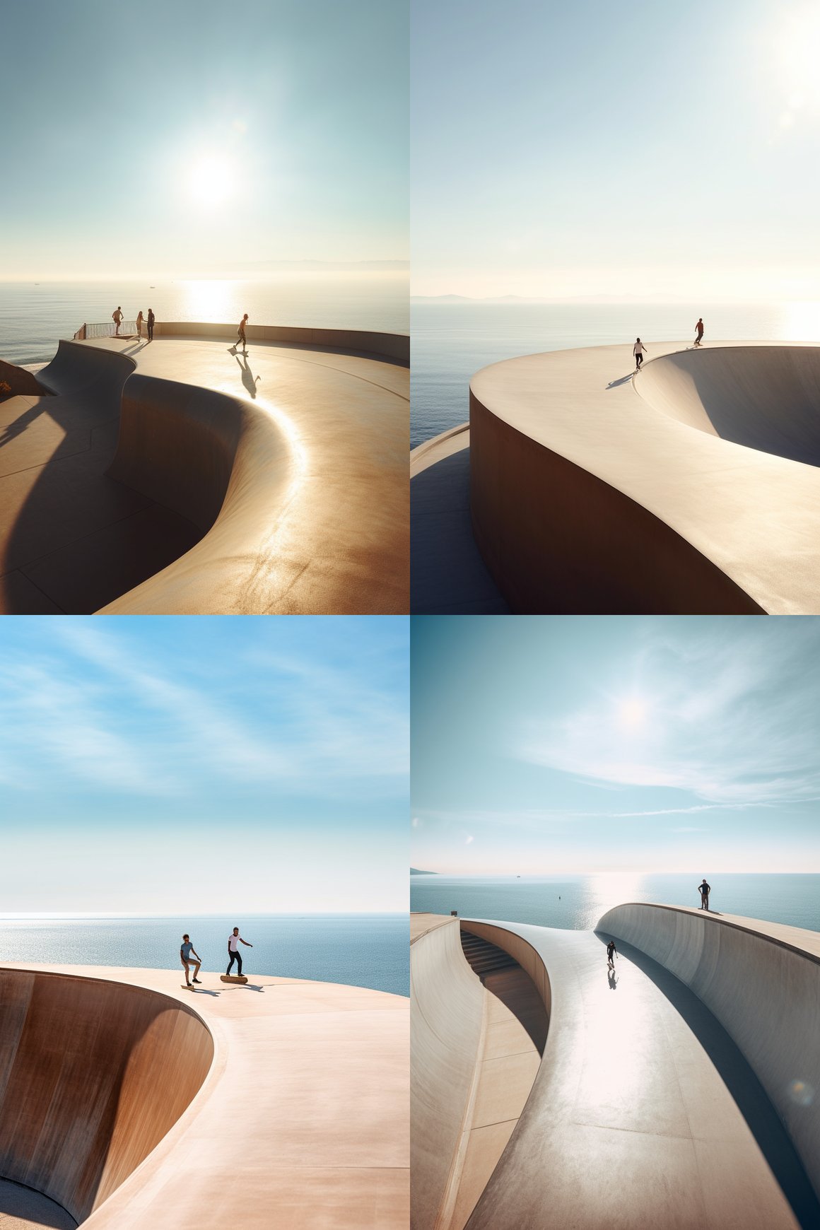 Sun-Drenched Halfpipe: California Skateboarding in Summer