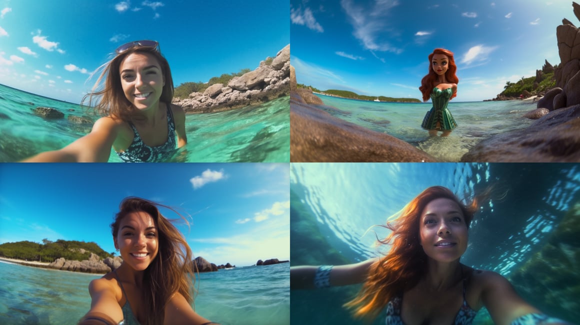 Ariel's Mid-Journey Selfie in Cinematic 8K