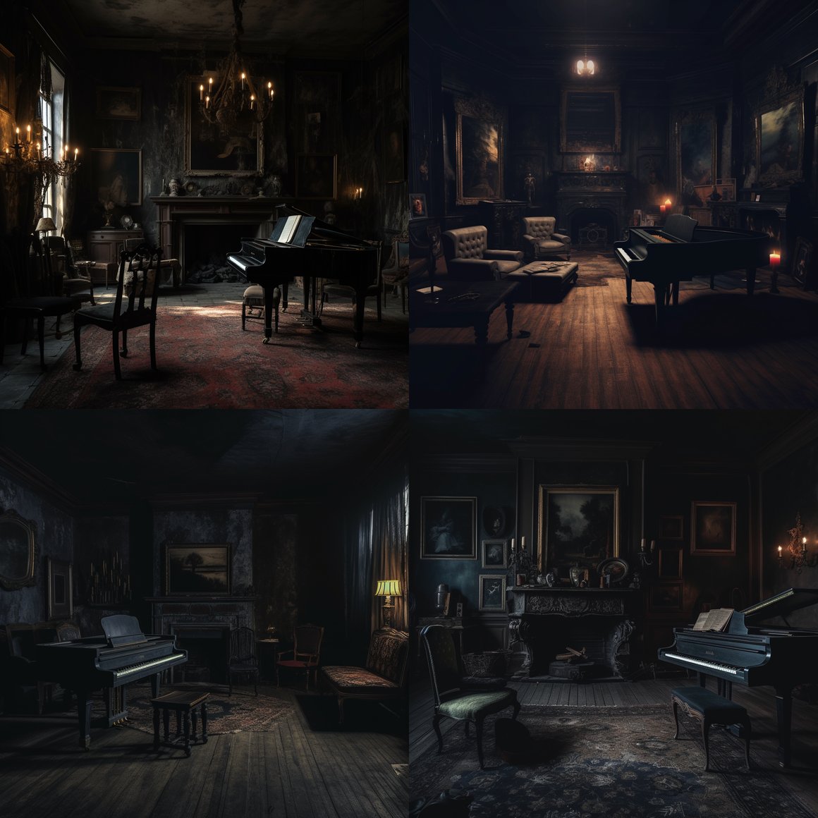 Haunted Sonata: A Creepy Living Room Expedition