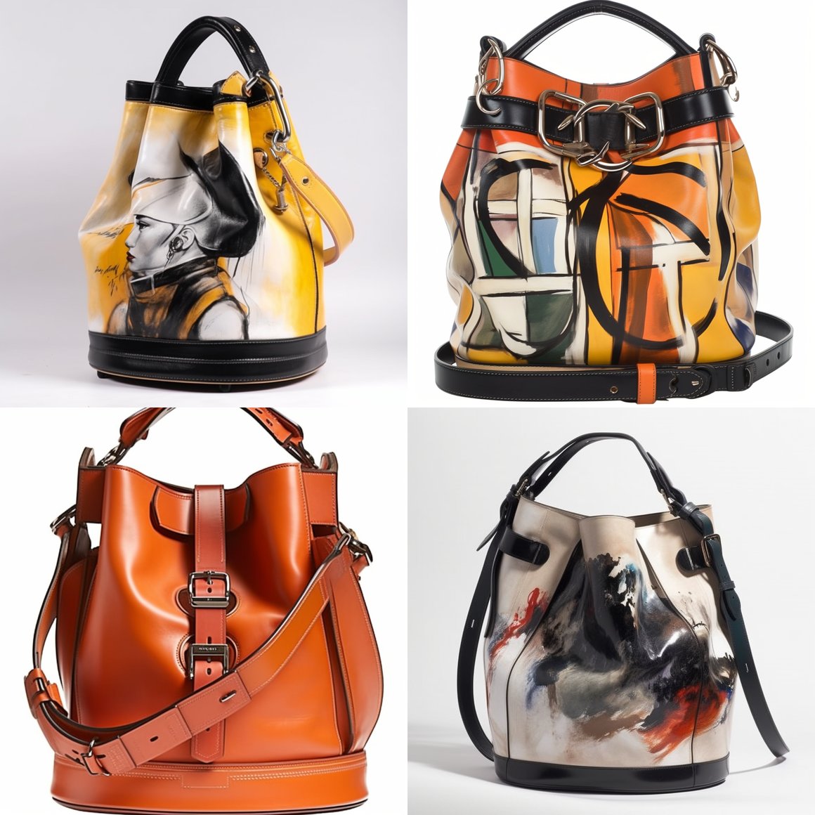 Harley Davidson Biker Bucket Bag Painting Progress Update