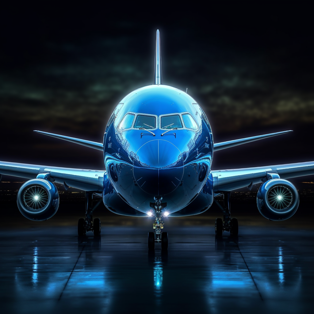 A Symmetrical Ultra HD Design of a Modern Passenger Jet