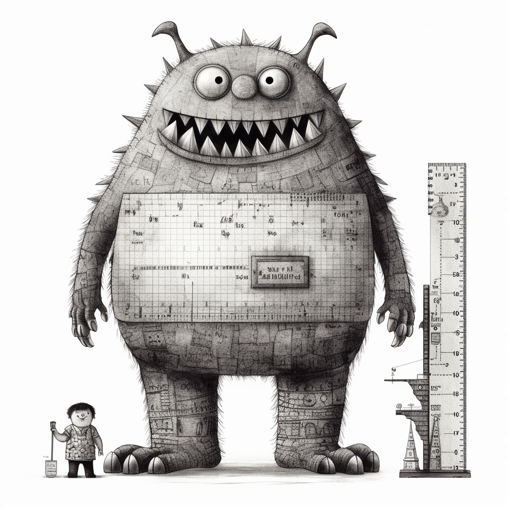 Retro Monster Toy Blueprint